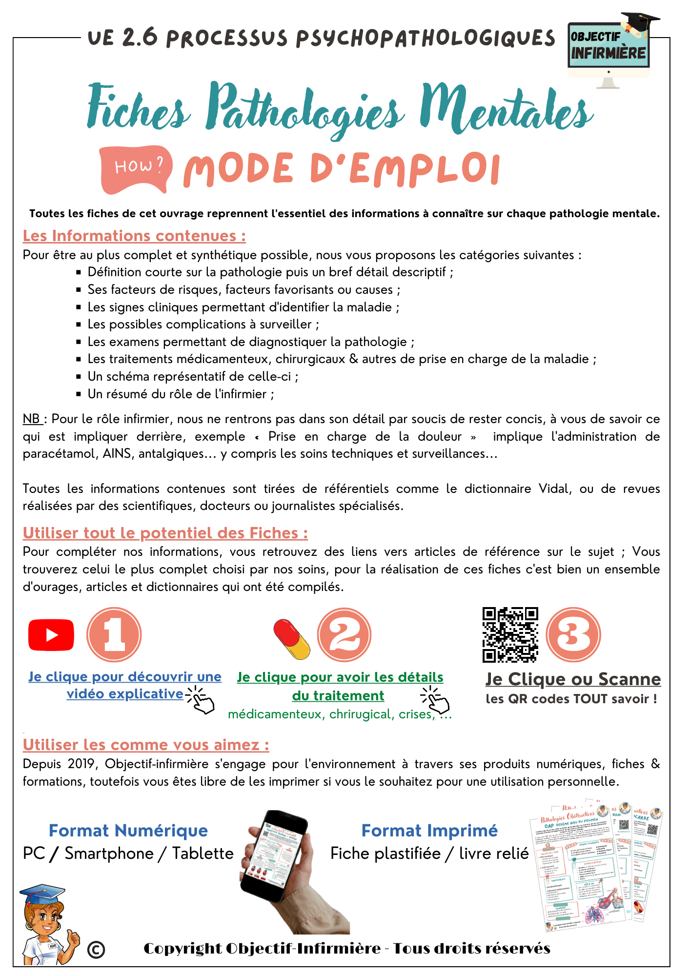 Guide numérique pour aides-soignants et infirmiers sur les pathologies mentales UE 2.6