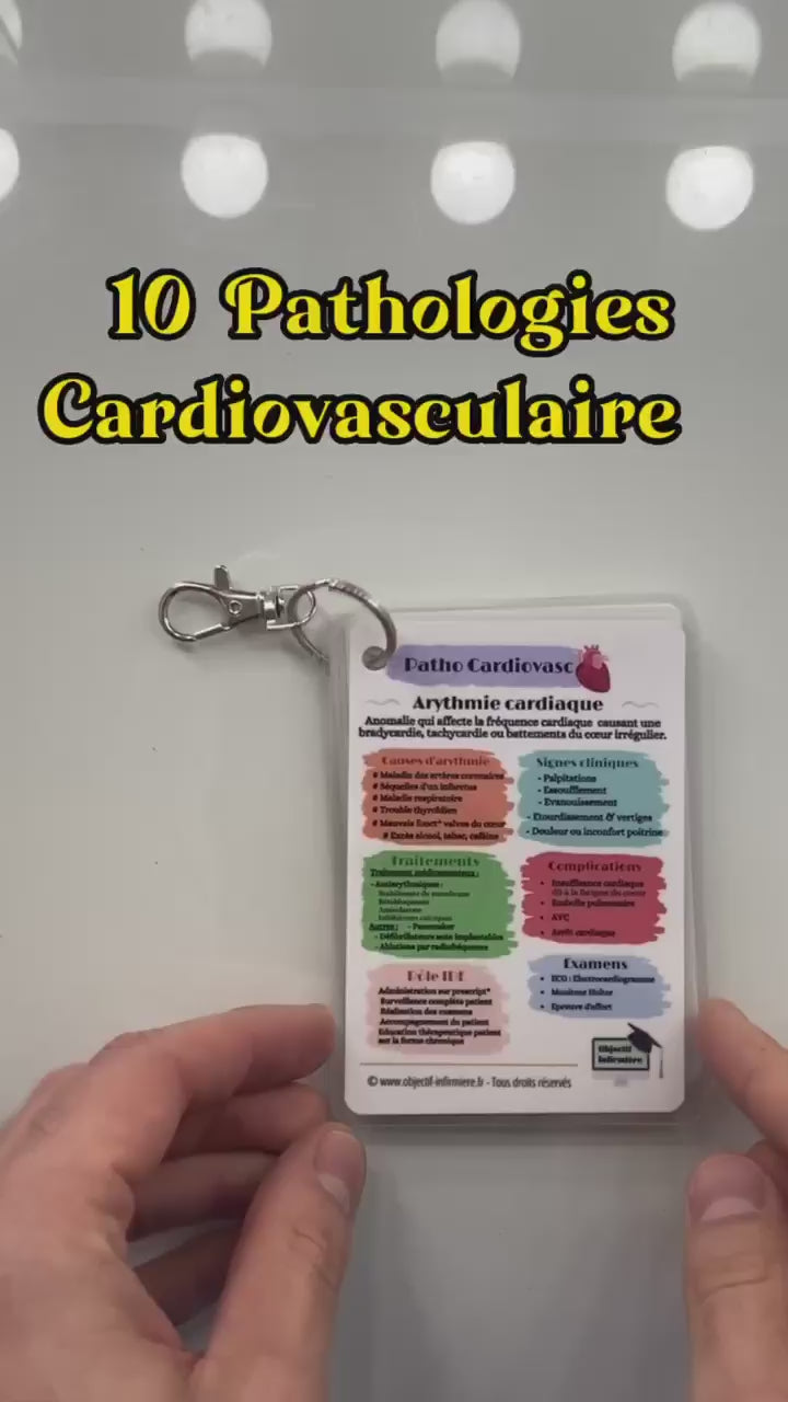 Fiches Mémo - Pathologies Cardiovasculaires